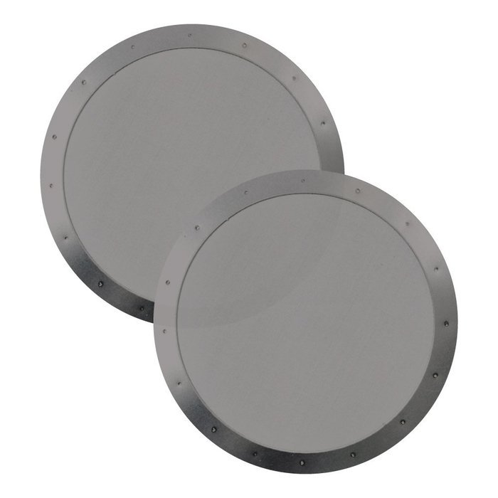 Set of 2 High Quality Stainless Steel Mesh Alpine Coffee Filters - Ultra Fine 350 Mesh Designed for use with the...