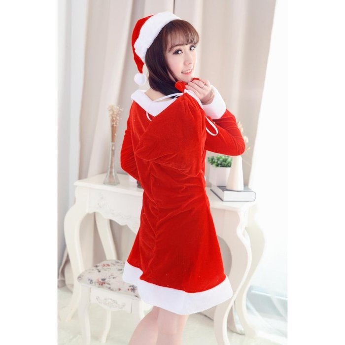 Christmas Costume Fancy Dress ,BeautyVan Women Sexy Santa Christmas Costume Fancy Dress Xmas Office Party Outfit N75