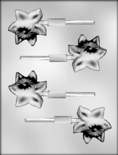 CK Products 2-1/2-Inch Daffodil Sucker Chocolate Mold