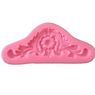 Y&XL&H 3D Flower Vine Icing Sugar Fondant Mold Wedding Cake Modeling Decorating Mould Silicone Cake Border Mold N10