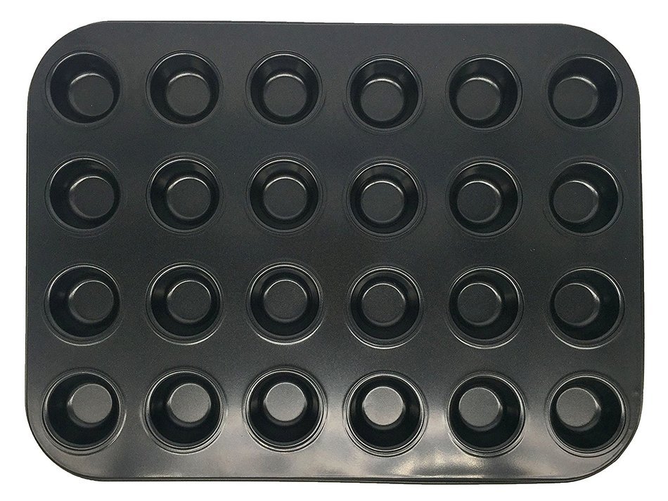 Richohome Nonstick Bakeware 24-Cup Muffin Pan, Cupcake Baking Pan N2