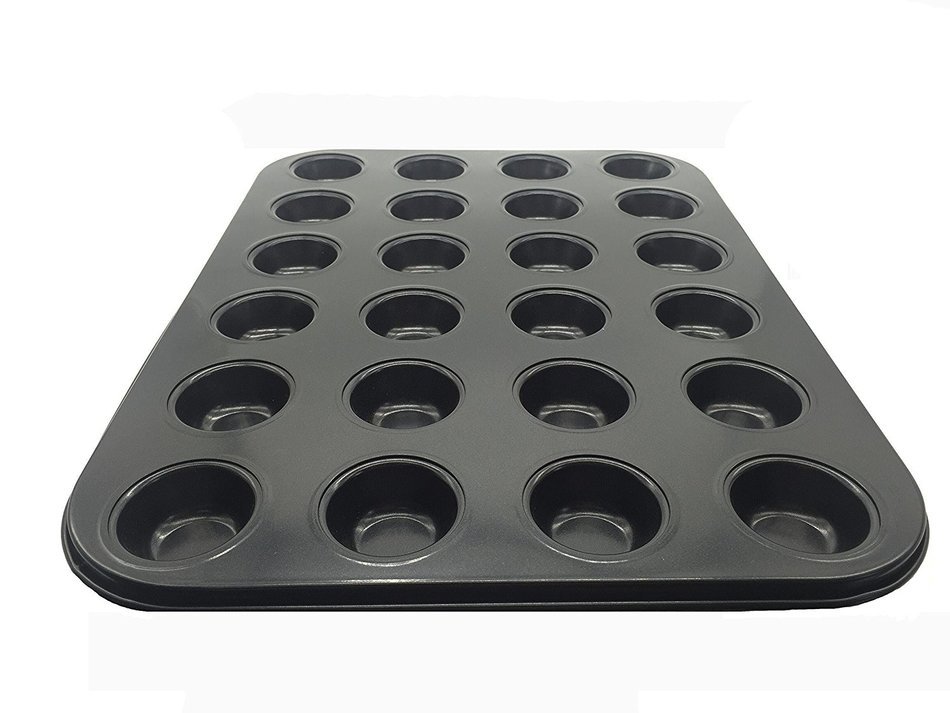Richohome Nonstick Bakeware 24-Cup Muffin Pan, Cupcake Baking Pan N3