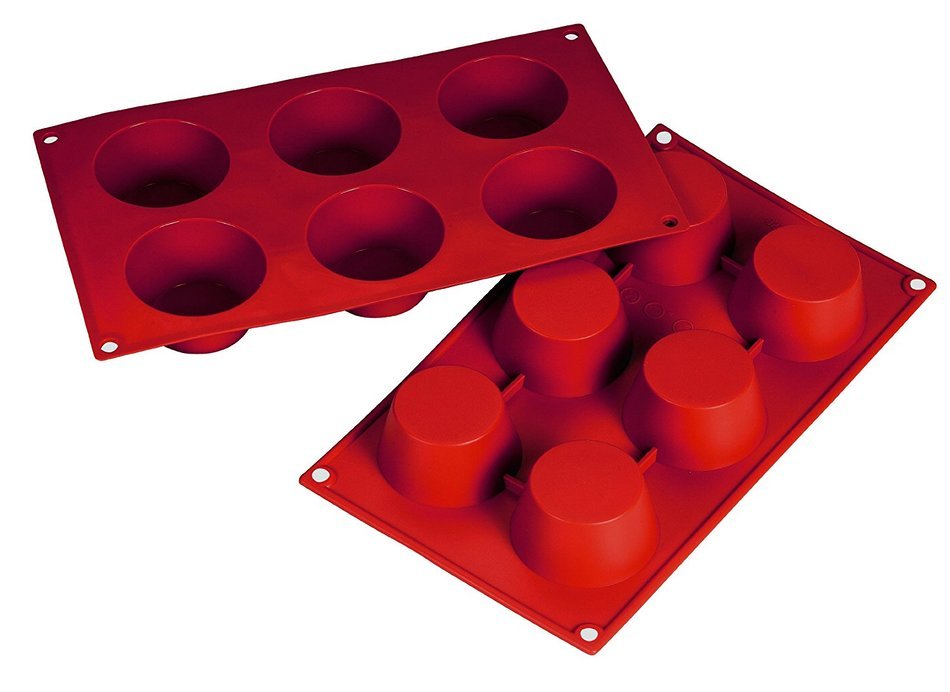 Fat Daddio's Silicone Bakeware Muffin, 3.38 Ounce