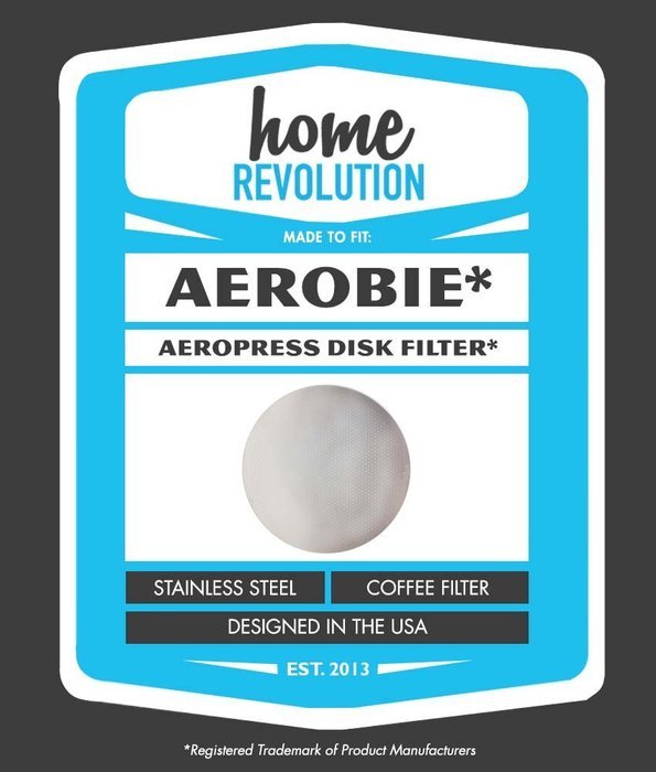 Aerobie Aeropress Home Revolution Brand Washable & Reusable Aftermarket Replacement Coffee Filter; Made to Fit... N2