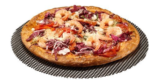 Pizzamesh 14.25 Inch Round, Non-Stick Reusable Pizza Baking/Crisping Mesh