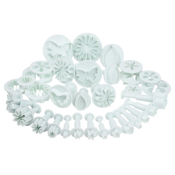 LIHAO 33 Piece Set Fondant Cake Cutters Sugarcraft Homemade Cake Decorating Tools Set N3
