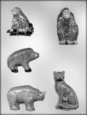 CK Products African Animals Chocolate Mold