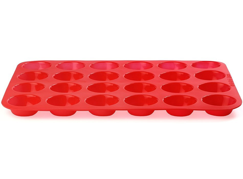 24 Cup Silicone Muffin & Cupcake Baking Pan Non Stick Silicone Mold