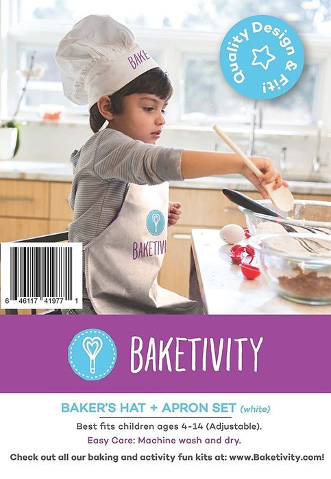 Children's Kitchen Cooking and Baking Apron Set