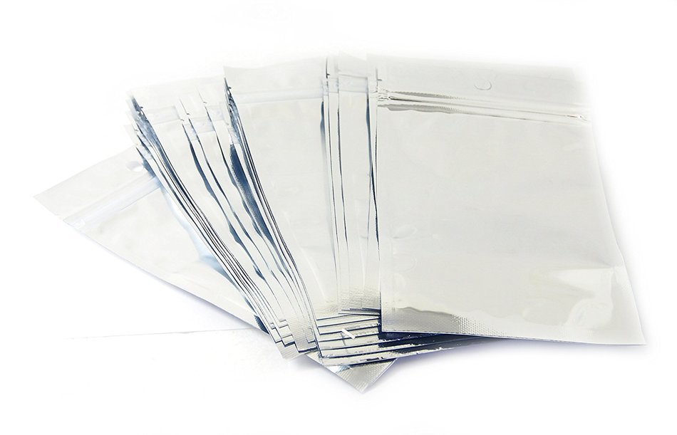Jennysar PB2@ Gold Resealable Zipper Plastic Bag Accessory Bag 24 Pcs. (4 X 7 Inches) N2