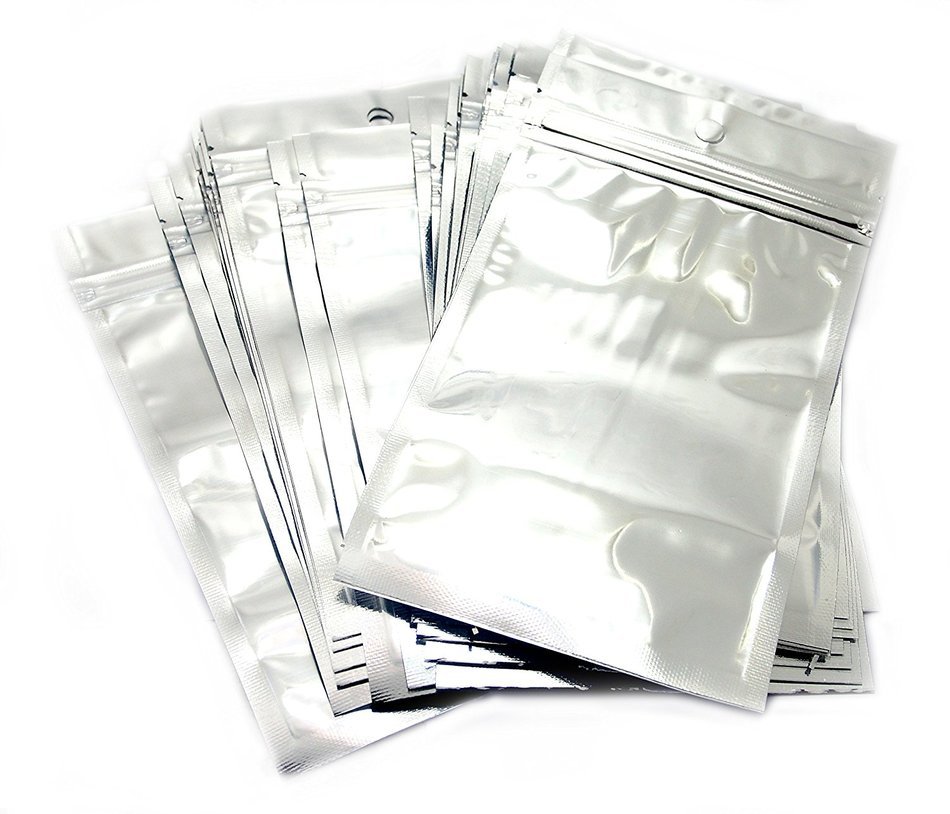 Jennysar PB2@ Gold Resealable Zipper Plastic Bag Accessory Bag 24 Pcs. (4 X 7 Inches) N3
