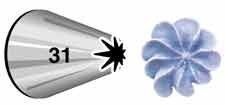 Closed Star Tip #31-By Wilton