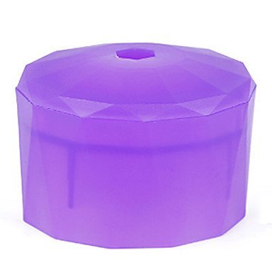 Sher 3D Large Diamond Plastic Ice Cube Mold Diamond Crystal Cube Freezer Ice Frozen Mold(Random Color) N2