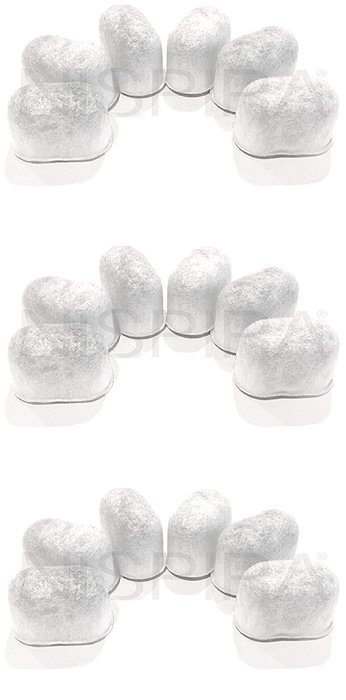 18-Pack Replacement Charcoal Water Filters for Keurig Coffee Machines By NISPIRA N2