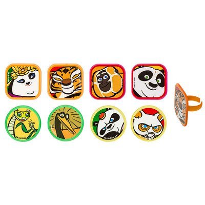 Kung Fu Panda 3 Besties Cupcake Rings - 12 Count N2