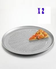 Calphalon Classic Bakeware 16-Inch Round Nonstick Pizza Pan (Pack of 2)
