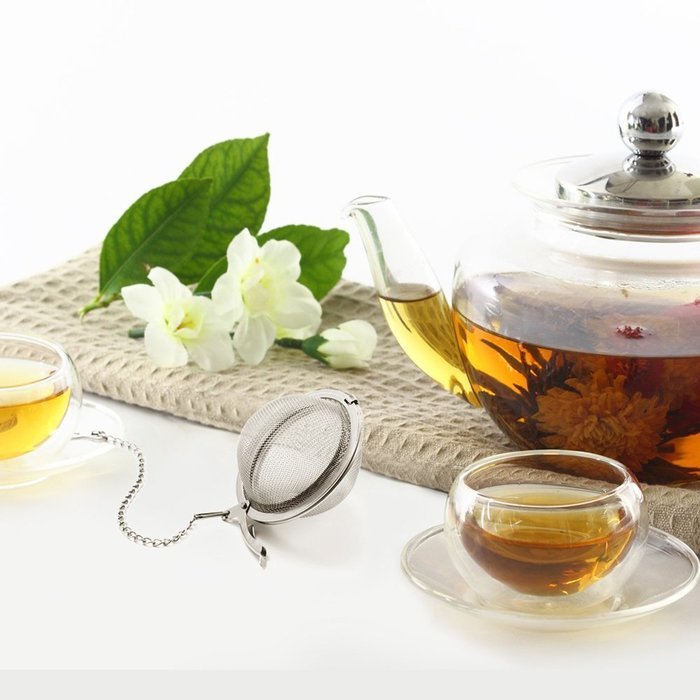 Autoark AH-009 6 Pack Premium Stainless Steel Mesh Tea Ball Strainer for Cozy Tea Time N3