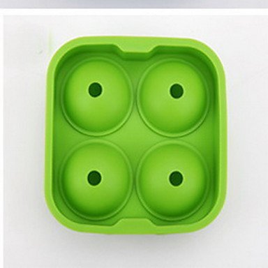 Y&XL&H Whiskey Ice Cube Round Sphere Tray Ball Maker Mold Tray Sphere Mould Cocktails Party Bar , yellow