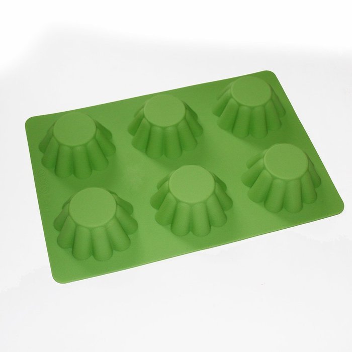 X-Haibei Egg Tart Brioche Tartlet Cupcake Jello Gelatinas Pan Soap Making Mold Silicone N2