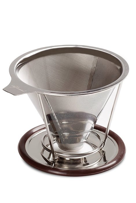 Chef Essential Stainless Steel Permanent Coffee Filter / Pour Over Cone Dripper N2