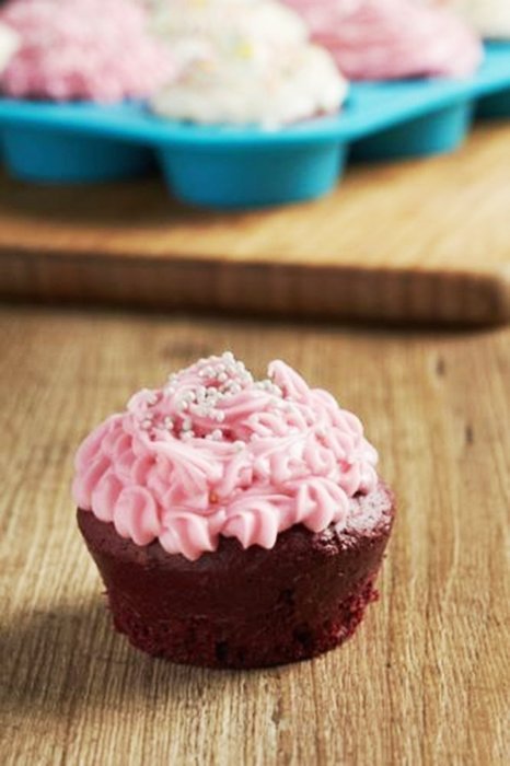 Bessmate Silicone Muffin Pan -12 Cups Blue Mold & Baking Tray- Reusable, Non-Stick Bakeware For Cupcakes and Cakes... N3
