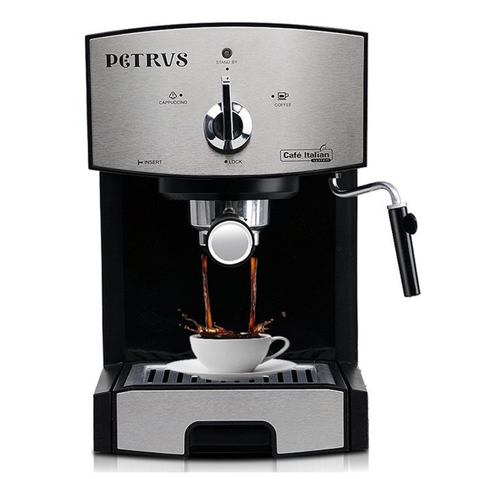 Royal- Semi-automatic Italian coffee machine home Steam type coffee pot N3