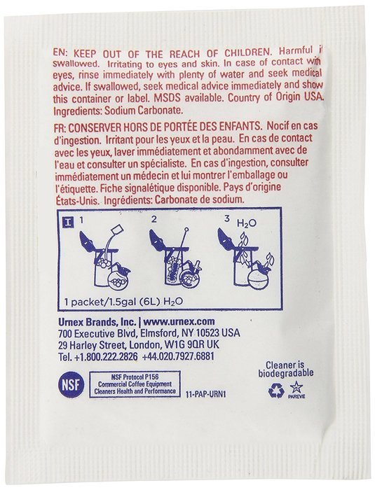 Urnex Original Urn and Brewer Cleaner, 48 Count