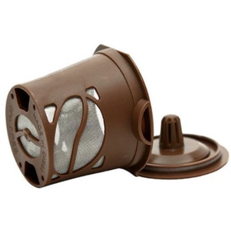 Clever Coffee Capsule - Brown Reusable Coffee Filter for Cusinart/breville/keurig Single Serve K-cup Coffee Brewers... N2