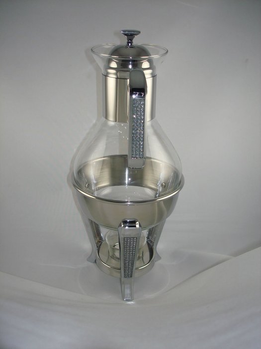 Glitter Stainless Steel Tea/coffee Warmer set