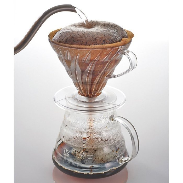Diguo Coffee Dripper 1-4 Cups, Plastic Coffee Maker Filter Cone, Clear