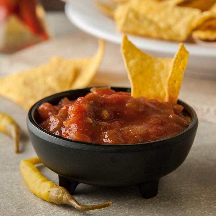 Carlisle 087303 Melamine Molcajete Ramekin, 3- oz. Capacity, 1.50 x 3.75", Black (Case of 48) N7
