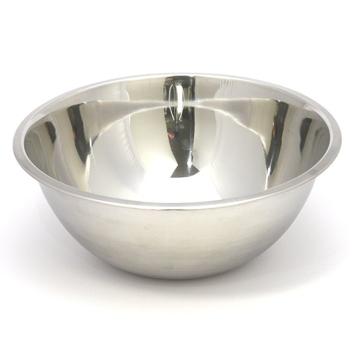 Chef Craft Stainless Steel Mixing Bowl, 8-Quart, Silver