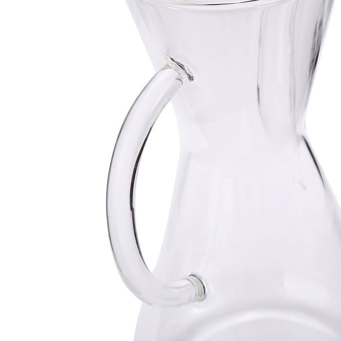 Hand Drip Coffee Maker 500ml 17oz Thickened Heat Resist Glass Pour Over Drip Pot Tea Server with Handle N6