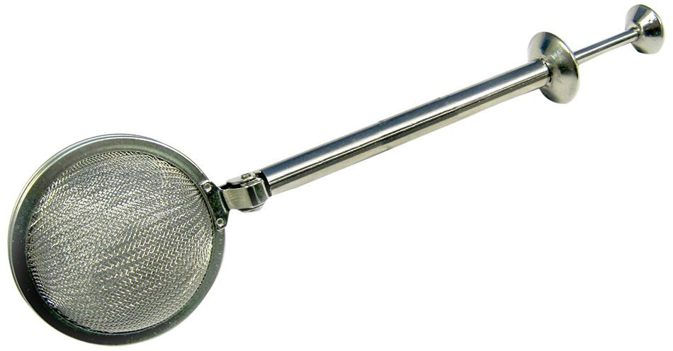 Cuisinxo Mesh Ball Tea Infuser with Push Style Handle