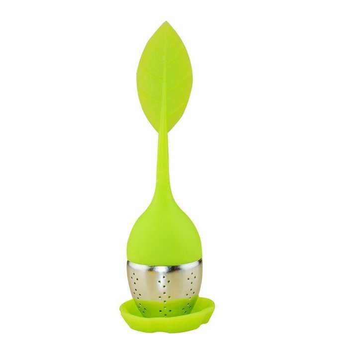 Kaimao Tea Strainer / Tea Infuser Easy to Use and Clean with Silicone Base 6.2(L)x1.8(W)inches---Blue N6
