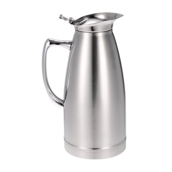 Anself Large Capacity Stainless Steel Vacuum Carafe Coffee Pot Thermal Jug Water Pitcher, Double Walled Insulated N2