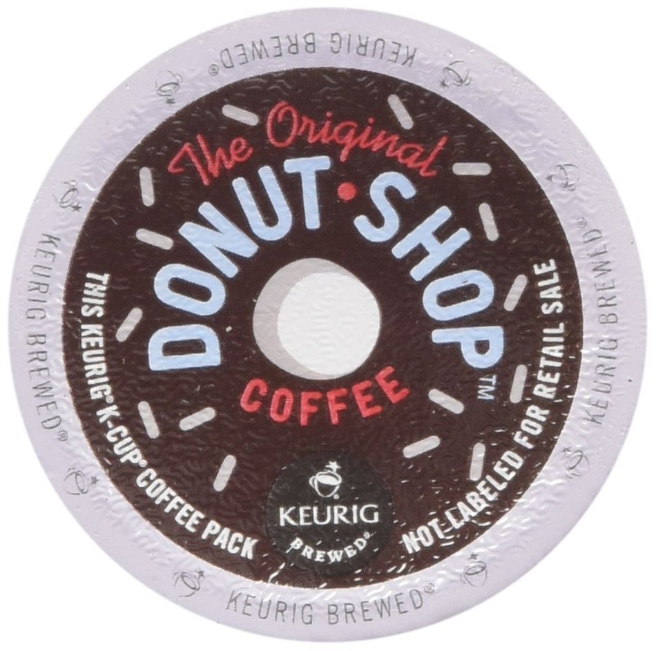 Coffee People Donut Shop Decaf Medium Roast Extra bold, 22-Count K-Cup Portion Pack for Keurig Brewers N9