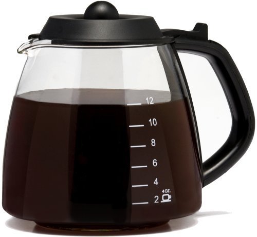 Medelco 12 Cup Millennium Style Carafe, Black GL312 Model: 1-GL312-BL-4 (Home & Kitchen)