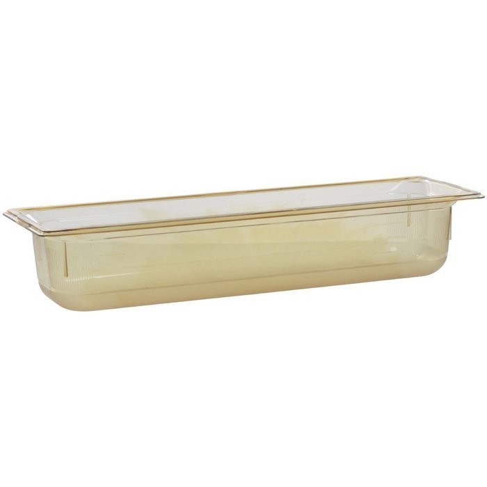 Vollrath 9054410 1/2 Size Long Super Pan 4"Deep, High Temperature Amber