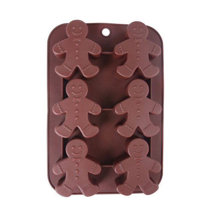 Generic Silicone Mold Gingerbread Man Bakeware Dishwasher Safe
