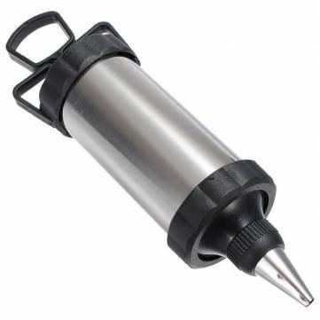 UR Bakeware Metal Cake Decorating Pastry Icing Piping Gun 4 Nozzle Tip Set N3