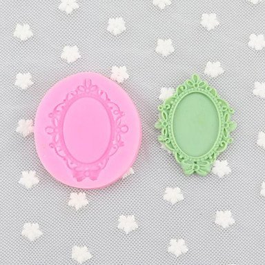 Sher Mirror Fondant Cake Cake Chocolate Silicone Molds,Decoration Tools Bakeware N2