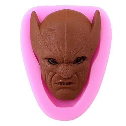 Everyshine 3D Wolverine Style Fimo Cupcake Decorating Sugar Silicone Fondant Mold N3