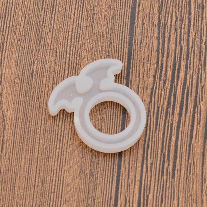 Lychee Dinosaur Devil Wing Ring Mold Jewelry Making Mould Tool DIY Handcraft Gifts N6