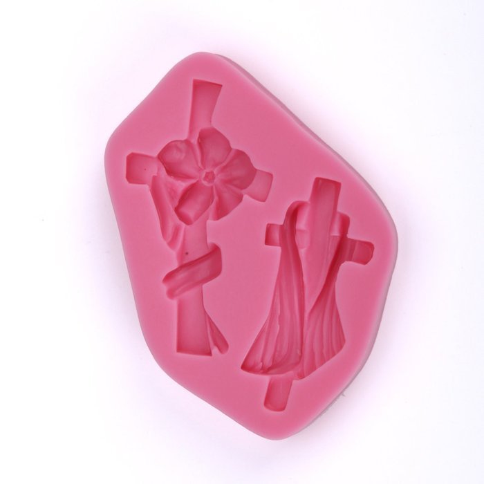 KookieMonsta Cross Shapes Silicone Mold for Soap Icing Muffin Fondant Decoration Cake Decorating Mold N3
