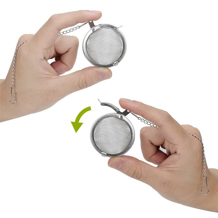 Tea Infuser EZOWare Set of 6 Stainless Steel Mesh Tea Filter - Perfect Strainer for Loose Leaf Tea N5