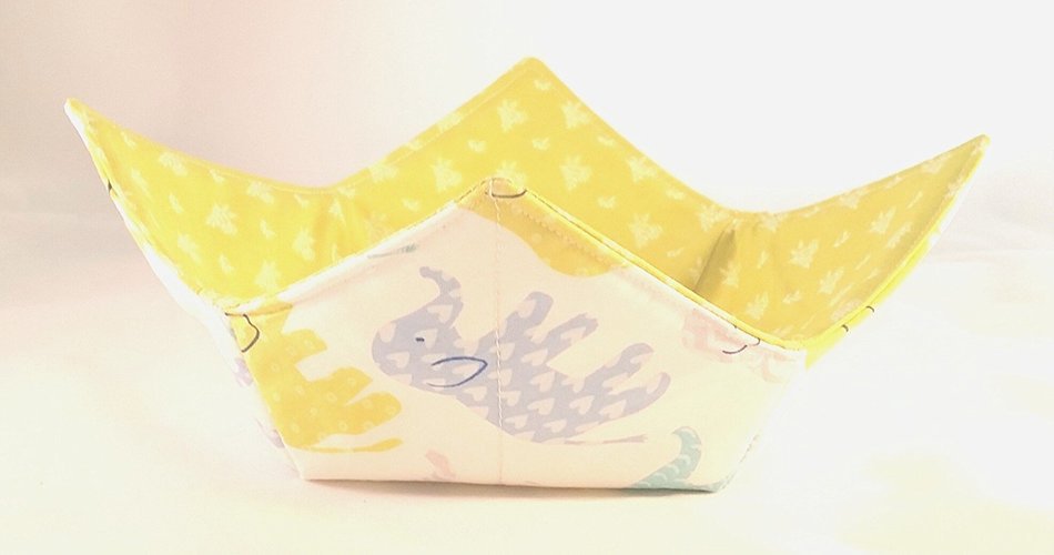 Microwave Bowl Cozy Elephant Print N4