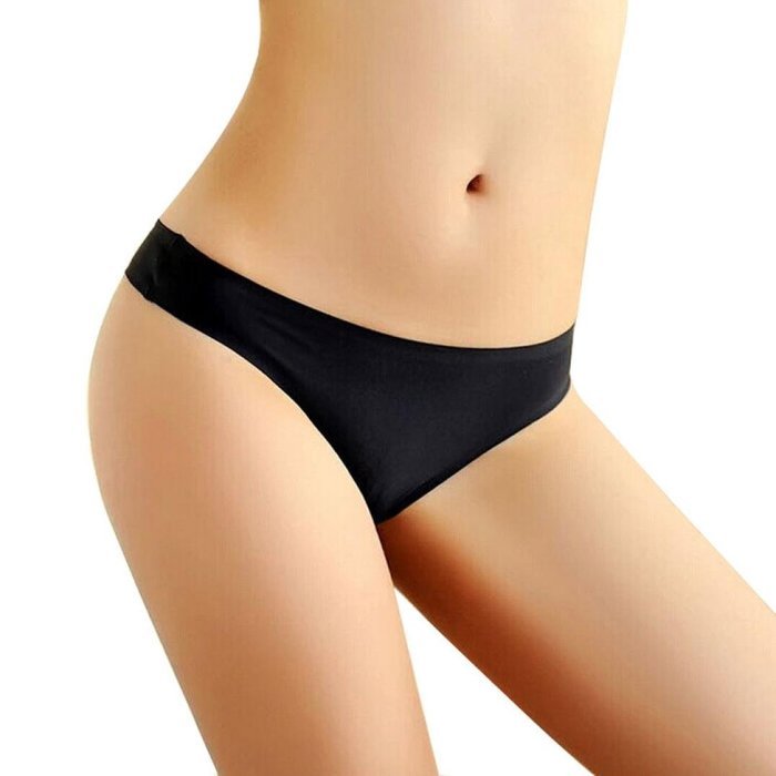 Underpants ，Beautyvan Comfortable Vintage 1PC Women Invisible Underwear Thong Cotton Spandex Gas Seamless Crotch... N14