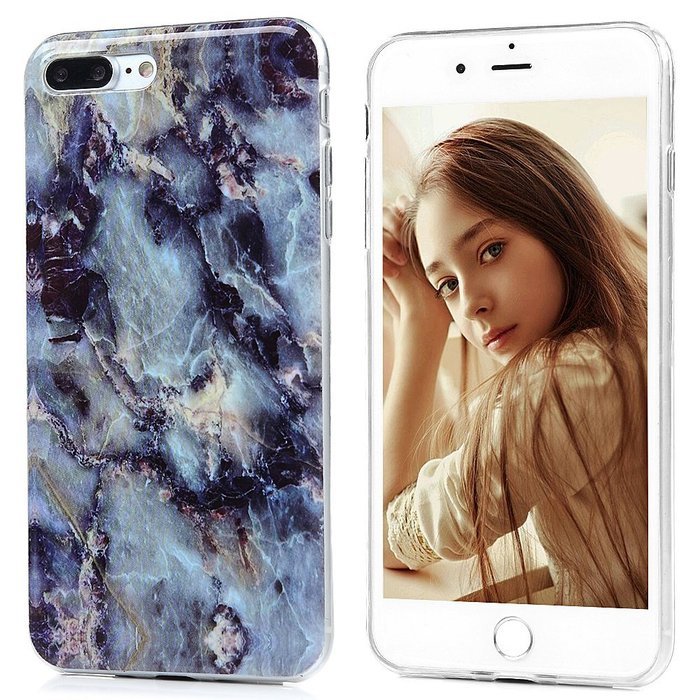 Badalink iPhone 7 Plus Case (5.5") Shockproof Drop Protection Soft TPU Bumper Protective Back Cover Flexible Colorful... N19