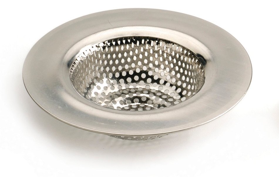 Pack of 2, Large, Durable Stainless Steel Sink Strainer, 4.5" Diameter